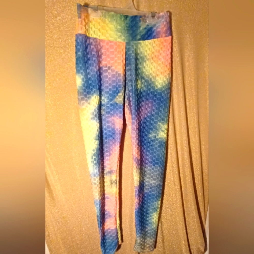 Nice pair of stretch leggings body time multicolor